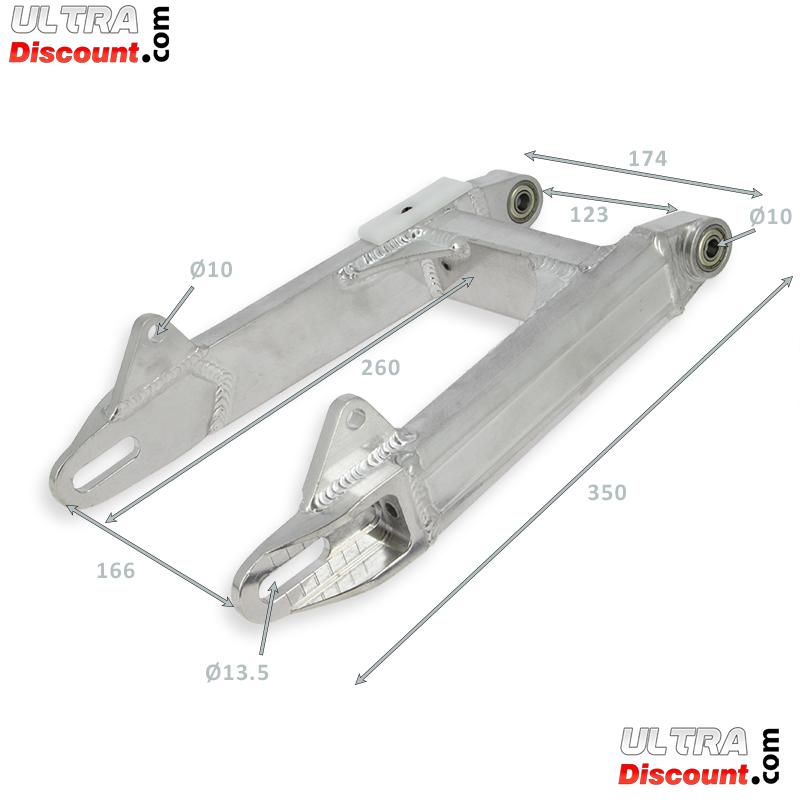 Schwingarm Aluminium Tuning für Monkey-Gorilla (verstärkt, +4cm) Bilder 1 Schwingarm Aluminium Tuning für Monkey-Gorilla (verstärkt, +4cm) Bilder 1