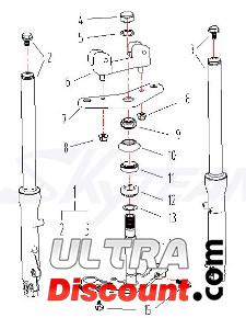 Obere Gabelmutter f�r E-mini Skyteam Bilder 1