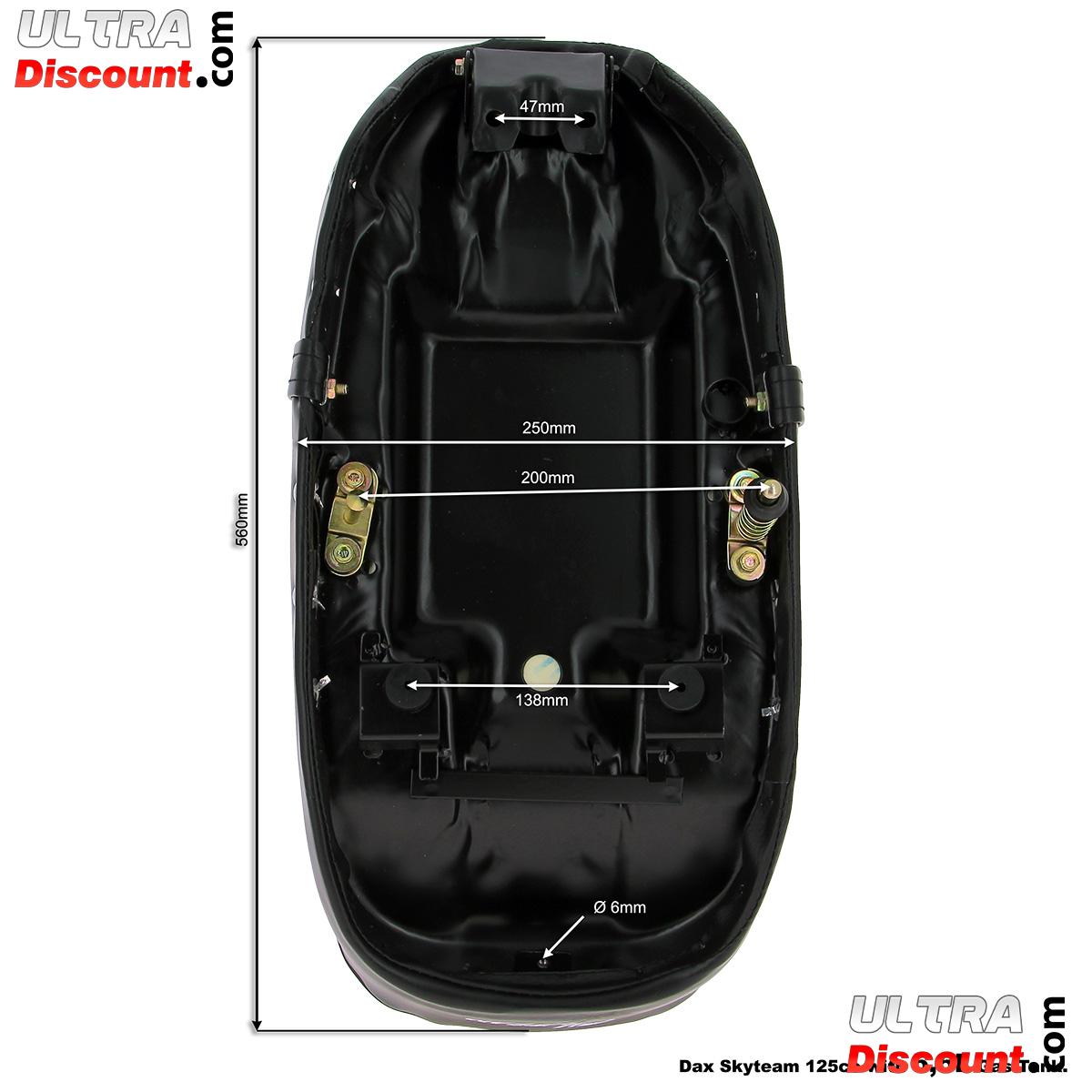 Sitzbank fr Dax 50 ccm bis 125 ccm (schwarz, 5.5l) Bilder 1