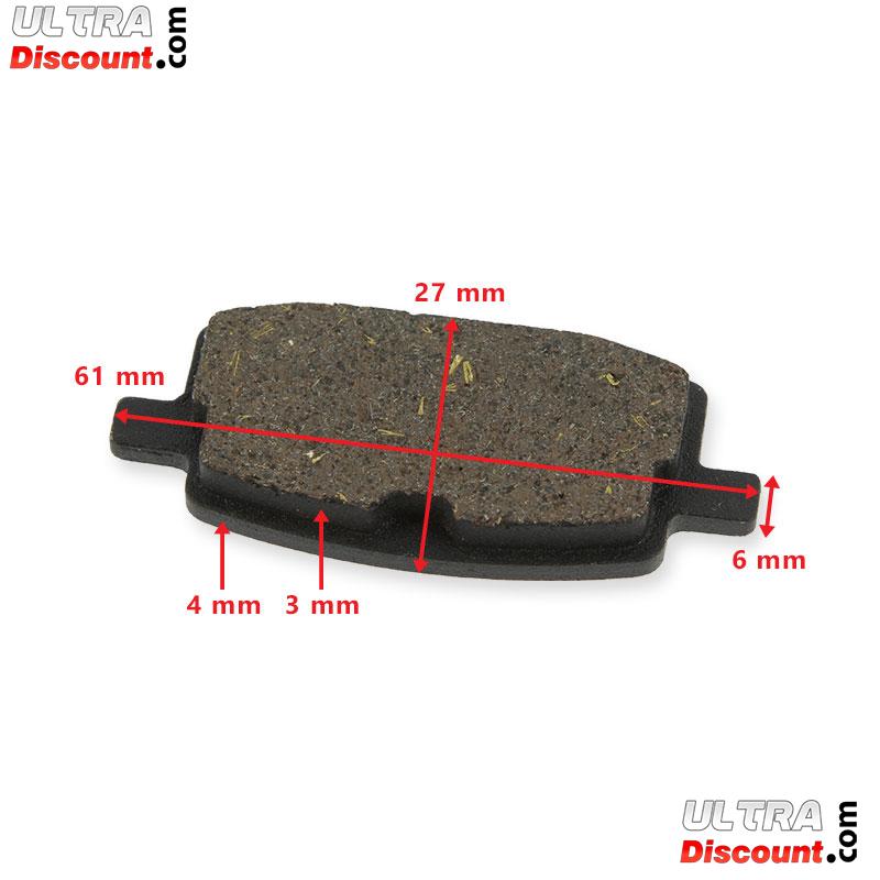 Bremsbelag vorn f�r chinesische Motorroller typ 2 Bilder 1