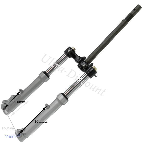 Gabel fr Baotian Motorroller BT49QT-12 Bilder 2