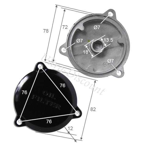 lfilterdeckel fr Quad Shineray 300ccm (alu) Bilder 2