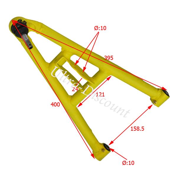 Querlenker links fr Quad Bashan BS200S-7 Bilder 1