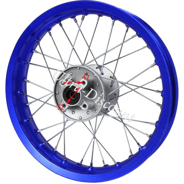 Felge hinten 12'', blau, fr dirt bike (Typ 1) Bilder 1