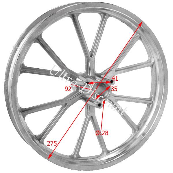 Felge vorn 10'' für Pocket bike cross (Typ 2) Bilder 1 Felge vorn 10'' für Pocket bike cross (Typ 2) Bilder 1
