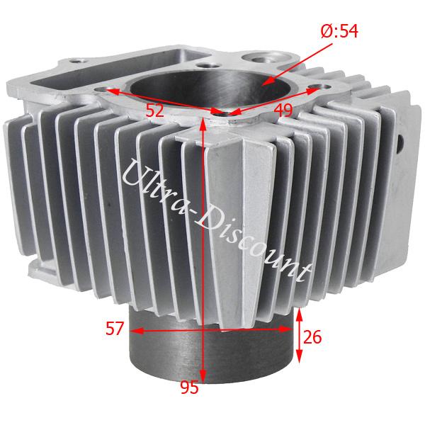 Zylinder-Set fr Dirt Bike 125ccm (1P54FMI) Bilder 2
