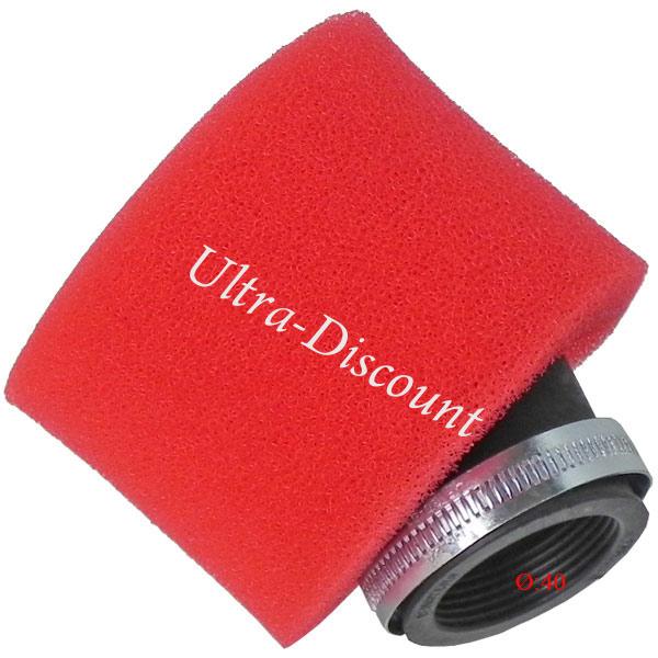 Luftfilter mit beidseitig Schaumstoff 40 mm Rot Bilder 1