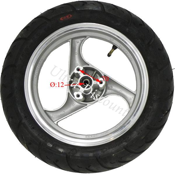 Rad vorn fr chinesischen Skooter (Gold  - typ 3) Bilder 3