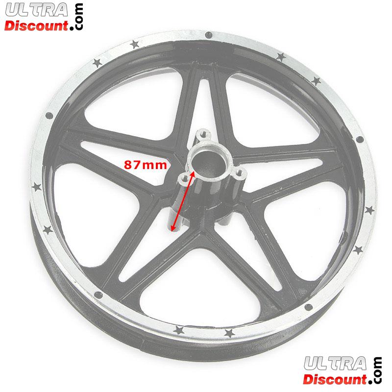 Felge hinten shwarz fr Pocket bike cross (10'', Typ 1) Bilder 2