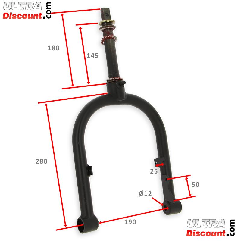 Gabel für Mini Citycoco, komplett (280mm) Bilder 1 Gabel für Mini Citycoco, komplett (280mm) Bilder 1