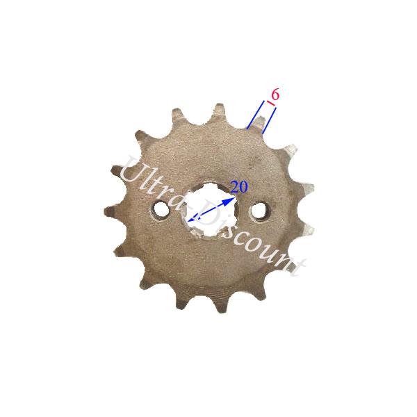 Ritzel, verstrkt, 14 Zhne fr dirt bike (420 : :20mm) Bilder 1