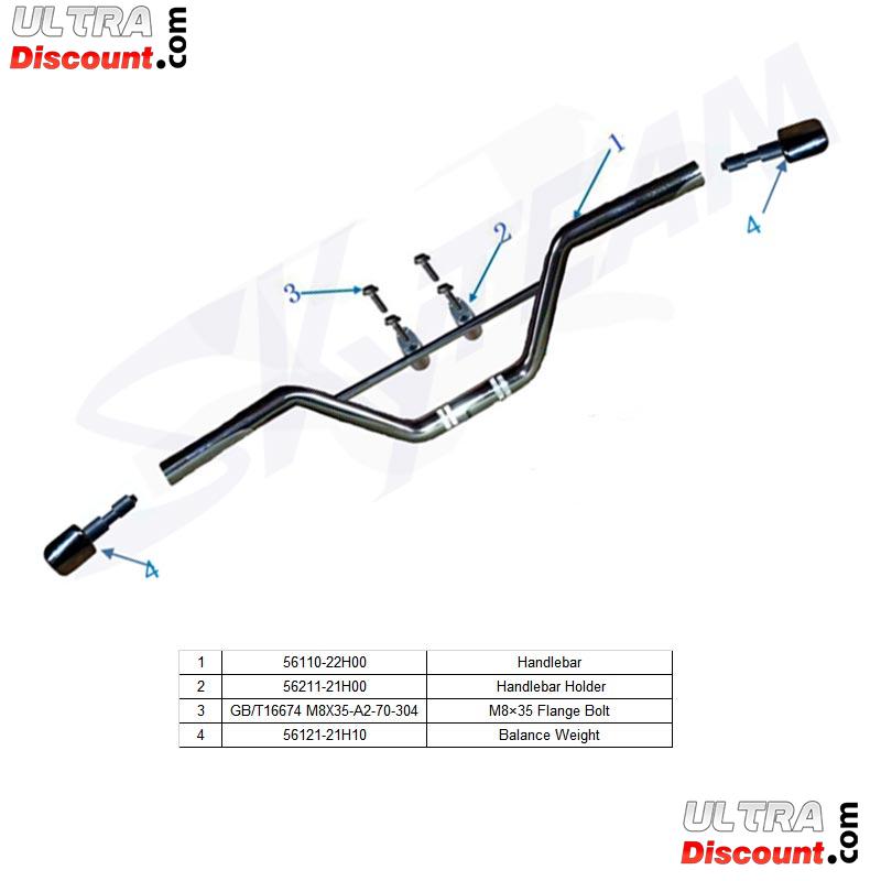 Oberer Lenkerhalter fr Trex Skyteam Bilder 1