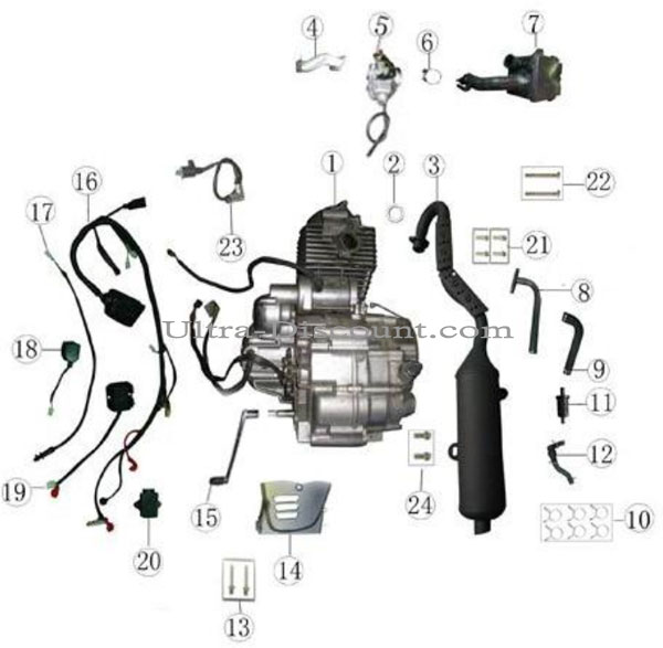 Vergaser 27 mm fr Quad Shineray 200 ccm STIIE Bilder 1