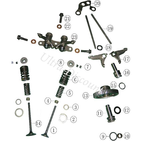 Halterungsschraube fr Kipphebel Quad Shineray 250ccm (XY250STXE) Bilder 2