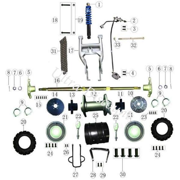 Mutter für Achse Welle Quad Shineray 200 ccm STIIE (typ 2) Bilder 2 Mutter für Achse Welle Quad Shineray 200 ccm STIIE (typ 2) Bilder 2