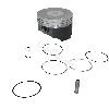 Kolben-Set f�r Motorroller 125 ccm Motor GY6 mit Molybd�nbeschichtung, Chinesische Motorroller Teile
