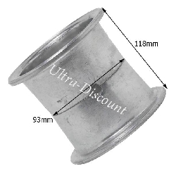 Hinterfelge f�r pocket quad Gr�n-Alu (typ 1), Pocket quad Teile