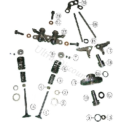 Feder f�r Ventil (klein) zu Motor 200 ccm STIIE (14756-070-00), Ersatzteile Shineray 200STIIE und STIIEB