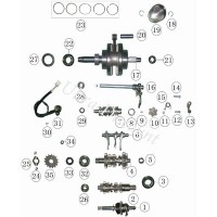 Wellendichtring fr Gangwhler Bashan Quad 250 BS250S-11 Bilder 1