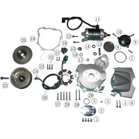 Anlassergetriebe Achse fr Quads SPY250F1 Bilder 1