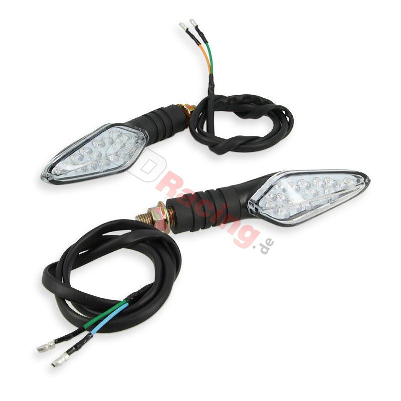 Ein Paar Blinker LED Scooter Baotian BT49QT-7, Ersatzteile Baotian BT49QT-7