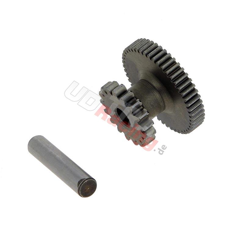 Anlasser-Zwischenritzel mit Welle f�r chinesischen GY6 125cc Roller, Chinesische Motorroller Teile