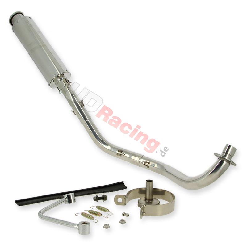 Auspuff verchromt für Skyteam PBR 125ccm, Teile PBR Skyteam ZB Honda Auspuff verchromt für Skyteam PBR 125ccm, Teile PBR Skyteam ZB Honda