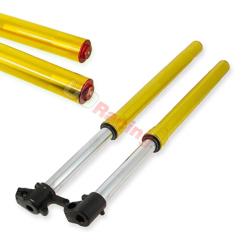 Gabelholme Qualitätsprodukt 800mm, einzige Einstellung, 15mm Radachsen - Gold, Ersatzteile Dirt bike Gabelholme Qualitätsprodukt 800mm, einzige Einstellung, 15mm Radachsen - Gold, Ersatzteile Dirt bike