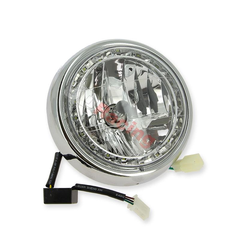Frontscheinwerfer LED für Dax Skyteam Skymax 50-125cc Euro4, Teile Dax Skymax Frontscheinwerfer LED für Dax Skyteam Skymax 50-125cc Euro4, Teile Dax Skymax