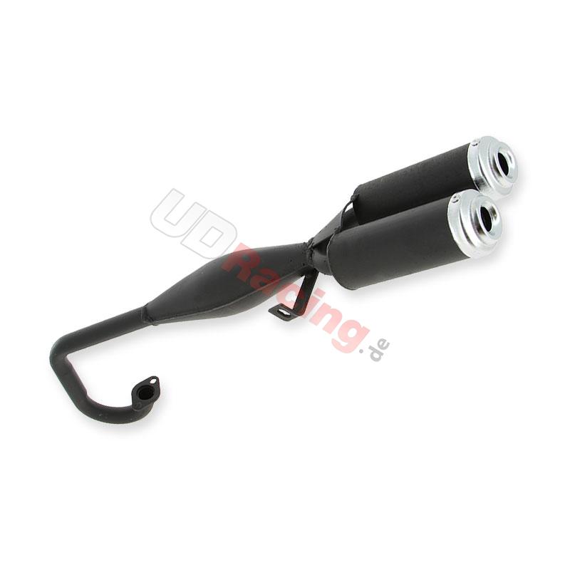 Auspuff Doppelt für Pocket Bike (typ2), Teile Pockets Supermoto Auspuff Doppelt für Pocket Bike (typ2), Teile Pockets Supermoto