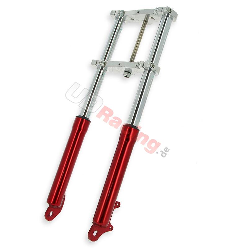 Gabel für pocket Supermotard (145mm) rot, Teile Pockets Supermoto Gabel für pocket Supermotard (145mm) rot, Teile Pockets Supermoto
