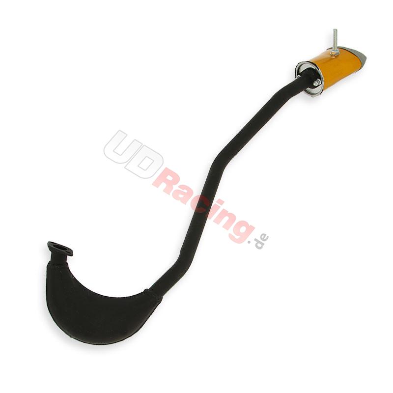 Auspuff Tuning Edelstahl, Schwarz gold, (Typ 23) für pocket bike, Ersatzteile Pocket bike Auspuff Tuning Edelstahl, Schwarz gold, (Typ 23) für pocket bike, Ersatzteile Pocket bike