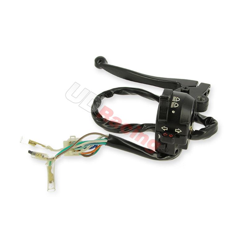 Lenkerschalter links Schwarz f�r Dax Skyteam Skymini-Skybongo 50-125ccm mit LED Licht, Teile Skymini Monkey Gorilla