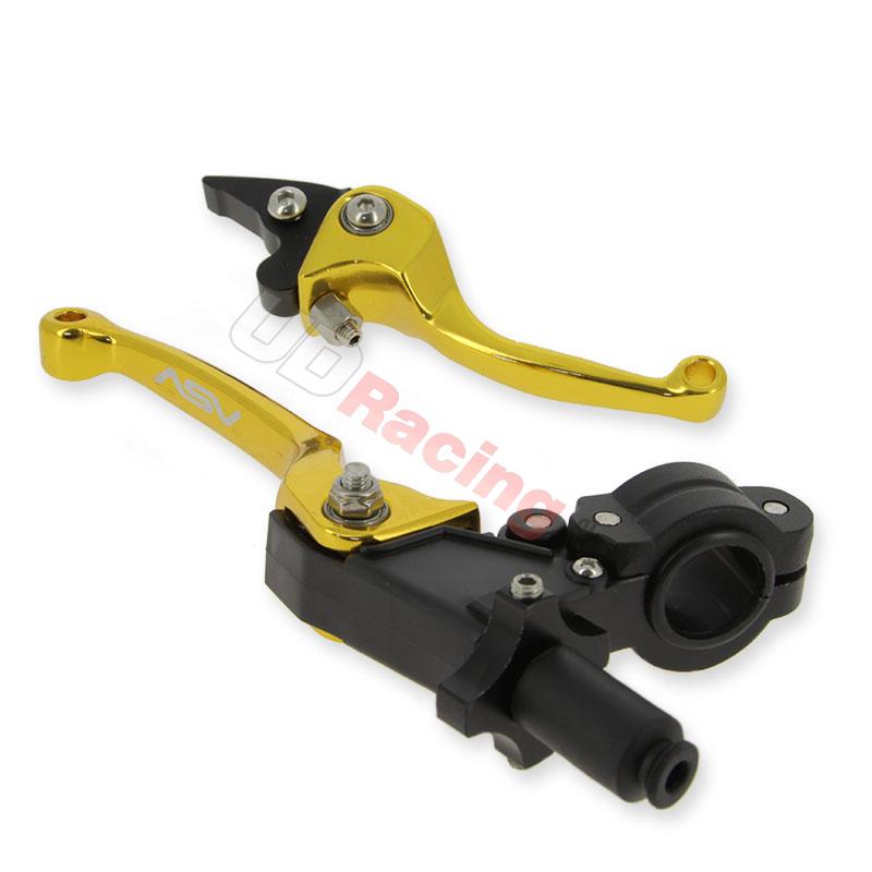 Griffe aus Alu Typ UD Racing (Paar), gold, für dirt bike type2, Ersatzteile Dirt bike Griffe aus Alu Typ UD Racing (Paar), gold, für dirt bike type2, Ersatzteile Dirt bike
