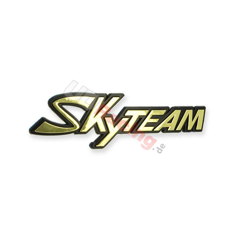 Plastikaufkleber mit SkyTeam-Logo für Dax Skymax Tank, Teile Dax Skymax Plastikaufkleber mit SkyTeam-Logo für Dax Skymax Tank, Teile Dax Skymax
