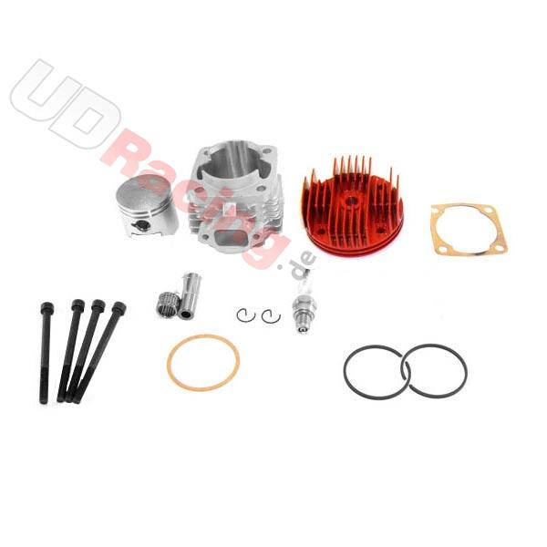 Kit 49 ccm für Pocket 4 Schleusen Achse 10 mm (Typ A rot), Ersatzteile Pocket bike Kit 49 ccm für Pocket 4 Schleusen Achse 10 mm (Typ A rot), Ersatzteile Pocket bike