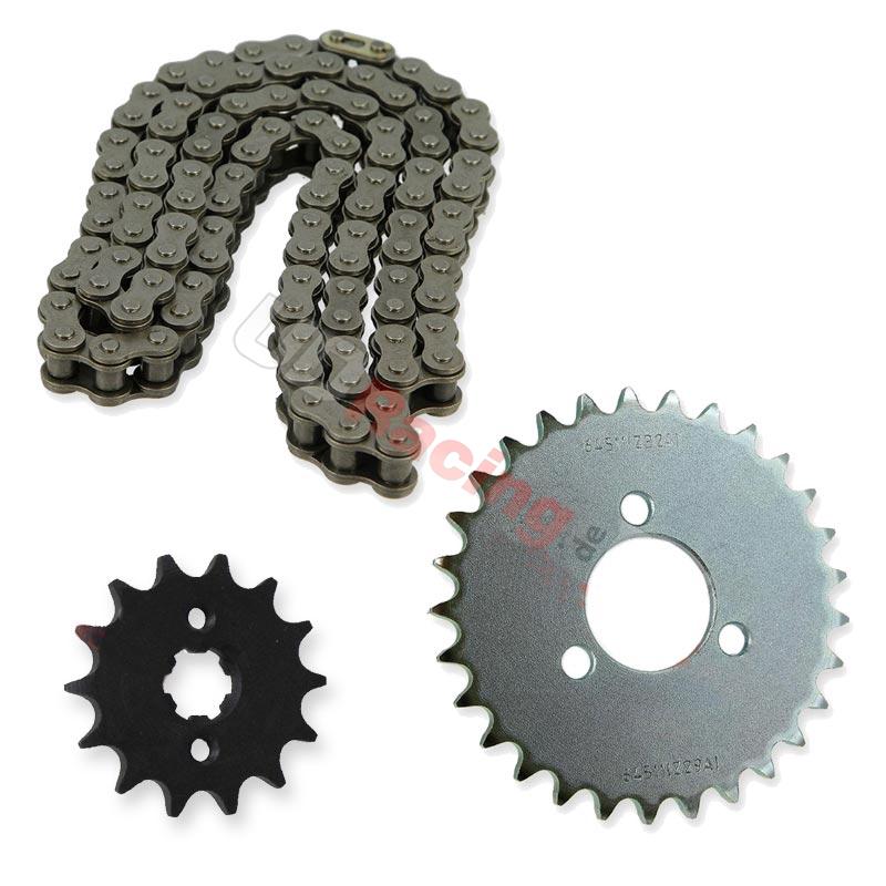 Getriebesatz Kette + Ritzel für Skymini monkey ST50-8B/8C, Teile Skymini Monkey Gorilla Getriebesatz Kette + Ritzel für Skymini monkey ST50-8B/8C, Teile Skymini Monkey Gorilla