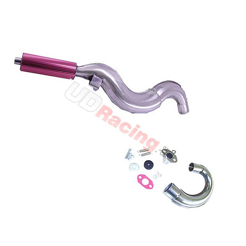 Auspuff Racing R1, rot, für Pocket Supermoto, Teile Pockets Supermoto Auspuff Racing R1, rot, für Pocket Supermoto, Teile Pockets Supermoto