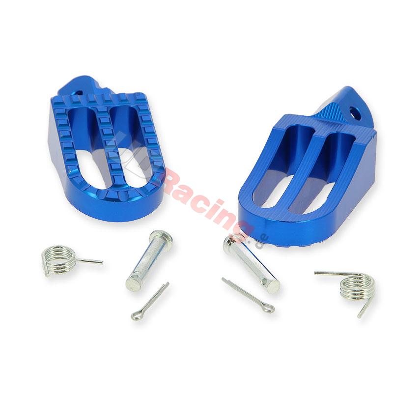 Furasten aus Stahl fr dirt bike, blau, Ersatzteile Dirt bike
