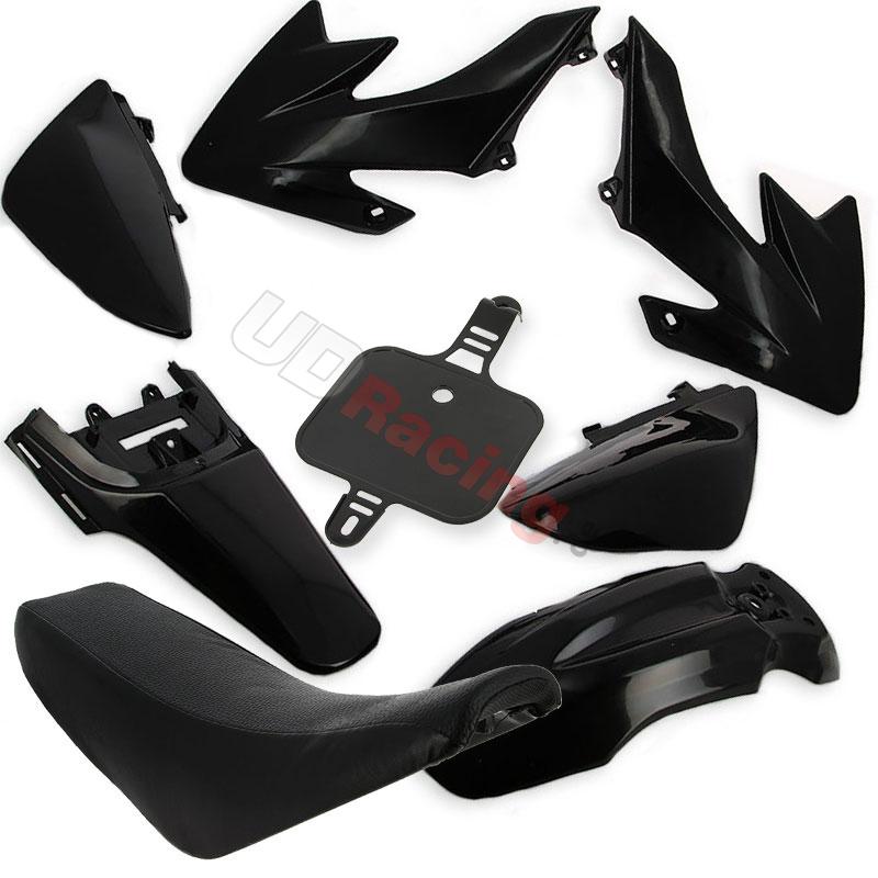 Verkleidung anbringend dirt bike CRZ + Sitzbank, schwarz, Ersatzteile Dirt bike Verkleidung anbringend dirt bike CRZ + Sitzbank, schwarz, Ersatzteile Dirt bike