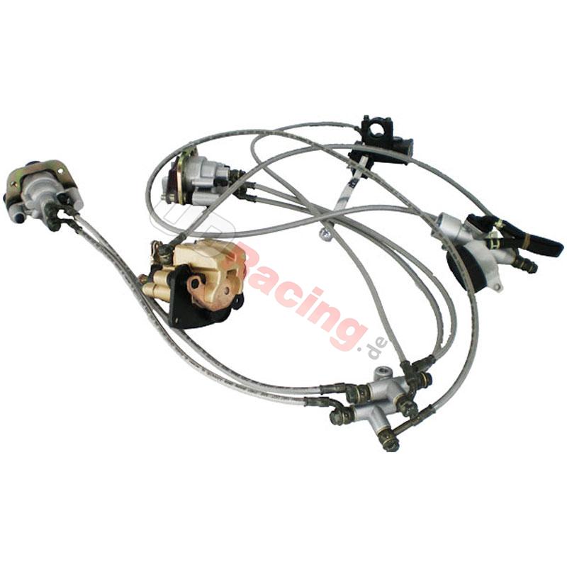 Bremssatz komplett für Quad Bashan 300ccm (BS300S-18), Ersatz Quad Bashan 300cc BS300S18 Bremssatz komplett für Quad Bashan 300ccm (BS300S-18), Ersatz Quad Bashan 300cc BS300S18
