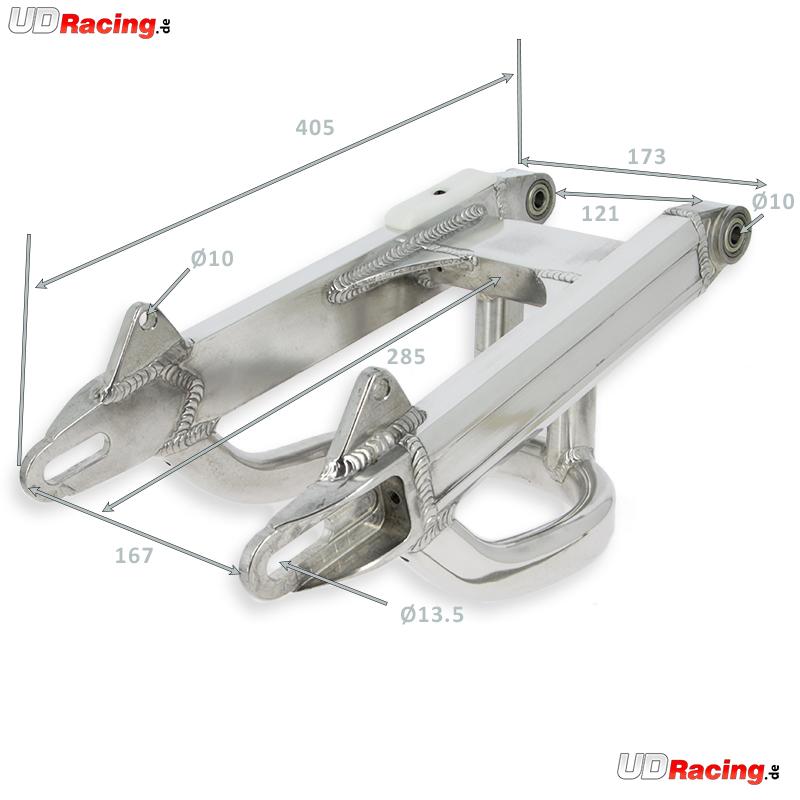 Schwingarm Aluminium Tuning f�r Monkey-Gorilla (verst�rkt, +10cm), Teile Skymini Monkey Gorilla