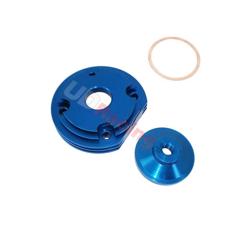 Zylinderkopf Racing, blau (Typ B), Pocket Cross Teile Zylinderkopf Racing, blau (Typ B), Pocket Cross Teile