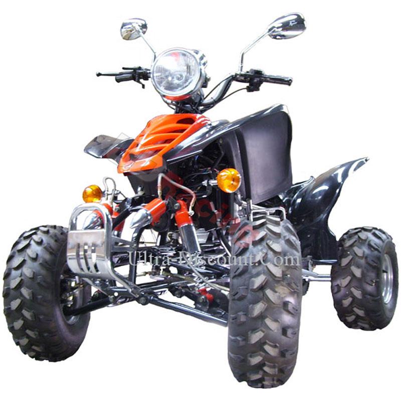 Quad 200 ccm homologiert, schwarz, Quad 200, 250, 300 ccm