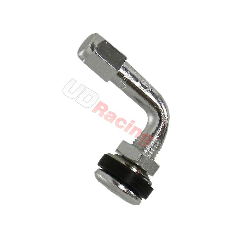 Ventil Winkel für Schlauchlose Reifen (Chrom), Teile Motorroller Jonway Ventil Winkel für Schlauchlose Reifen (Chrom), Teile Motorroller Jonway