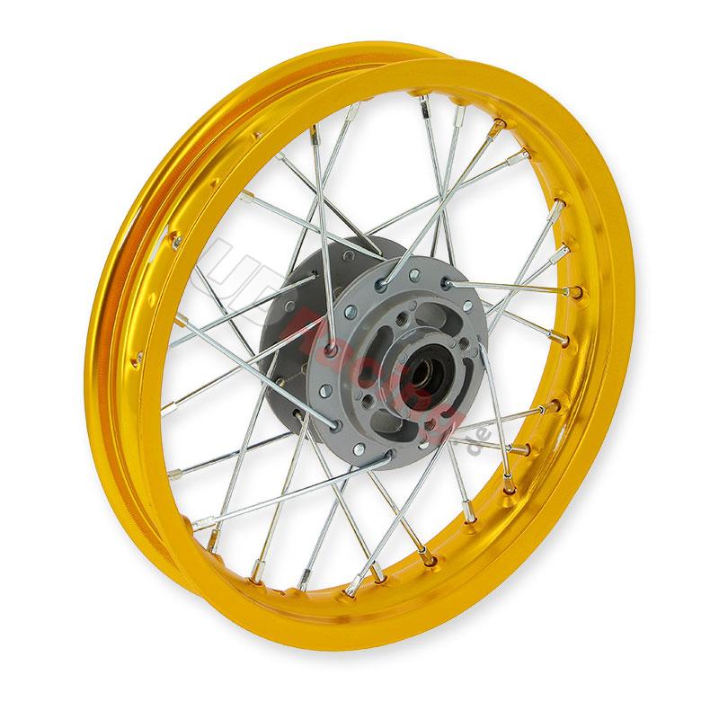 Felge vorn 12'', Gold, für dirt bike, Ersatzteile Dirt bike Felge vorn 12'', Gold, für dirt bike, Ersatzteile Dirt bike