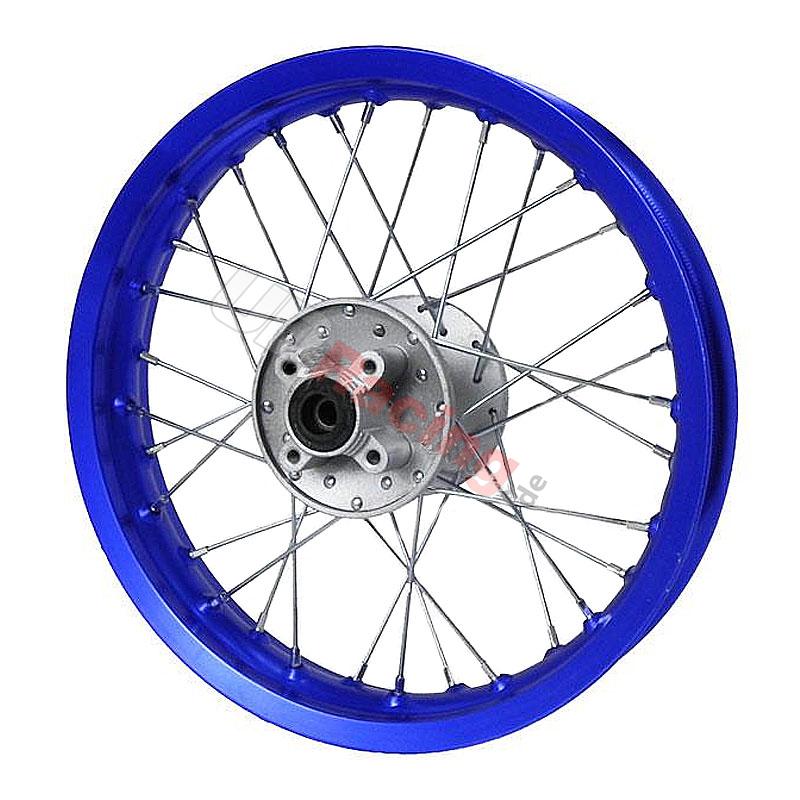 Felge hinten 12'', blau, für dirt bike (Typ 1), Ersatzteile Dirt bike Felge hinten 12'', blau, für dirt bike (Typ 1), Ersatzteile Dirt bike