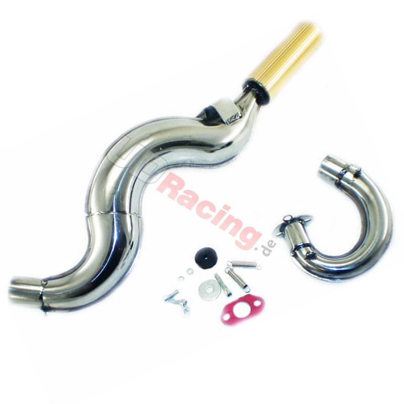 Auspuff Racing R1, gold, für pocket bike, Ersatzteile Pocket bike Auspuff Racing R1, gold, für pocket bike, Ersatzteile Pocket bike