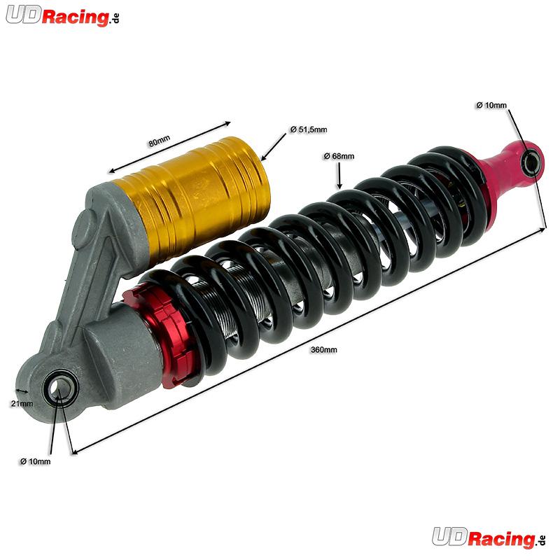 Stoßdämpfer vorn mit Gasdruck 355mm für Teile Bashan 250cc BS250AS-43, Teile Bashan 250cc BS250AS-43 Stoßdämpfer vorn mit Gasdruck 355mm für Teile Bashan 250cc BS250AS-43, Teile Bashan 250cc BS250AS-43