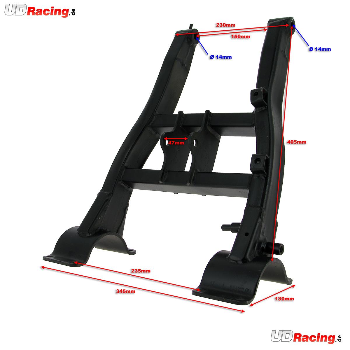 Komplette Schwingarm f�r Quad Shineray 250ccm ST-9E, Ersatz Shineray 250 STIXE ST9E